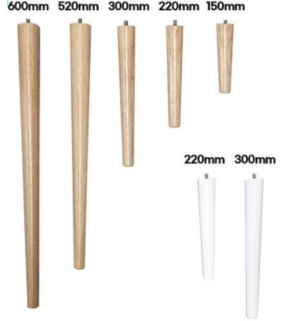 원형원목다리 우드다리 테이블 식탁 사선형플레이트 나무 거실장 화장대 네츄럴 화이트 1개당가격, 네츄럴120mm, 1개
