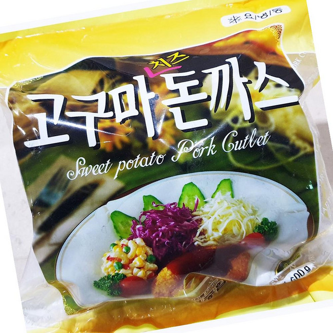 해피 돈까스 고구마 치즈 1.6k 160g 10개 6개 달콤한, 단품