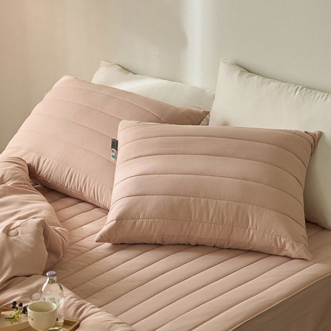 에메르 알러제로 다운필 슬로안 누빔 베개커버 2개세트