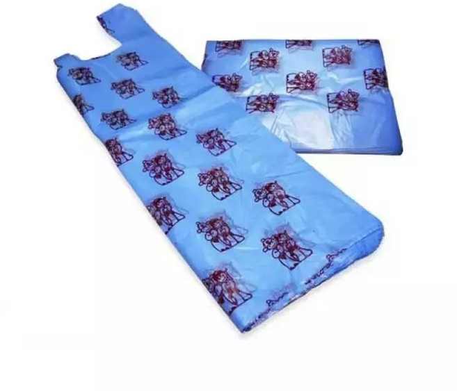 쓰레기봉지 70L 청백 소 이불봉투 52x85 비닐봉투 70매, 70개