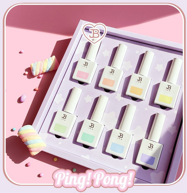 그라시아 진비 핑퐁 단품 컬러젤네일, JBI-030, 1개