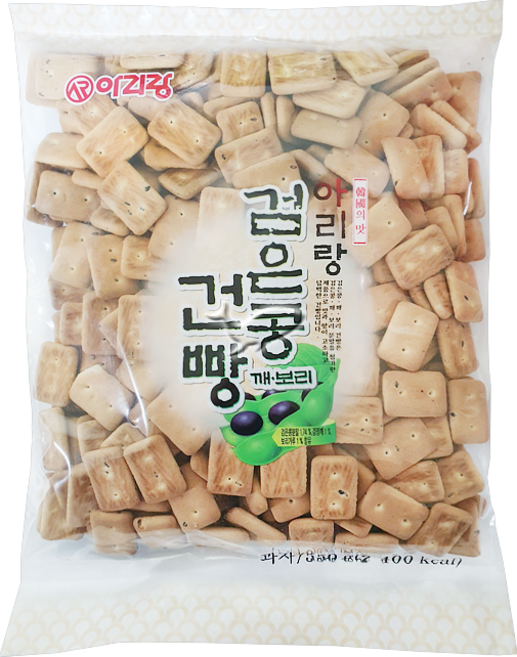 아리랑 검은콩깨 보리건빵 550g, 4개