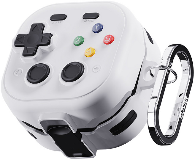 갤럭시 버즈4 프로 케이스 락패드팟 잠금 분실방지 보호 커버, 1개, 화이트, 버즈4/버즈4프로