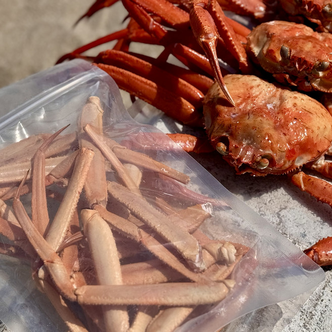 [제철판다] 포항 구룡포 해각포 붉은대게 홍게 다리, 1개, 해각포 순살 50g