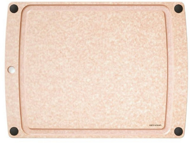에피큐리언 올인원 도마 내츄럴 중, 19.5"L x 14.5"W, 내츄럴/블랙, 1개