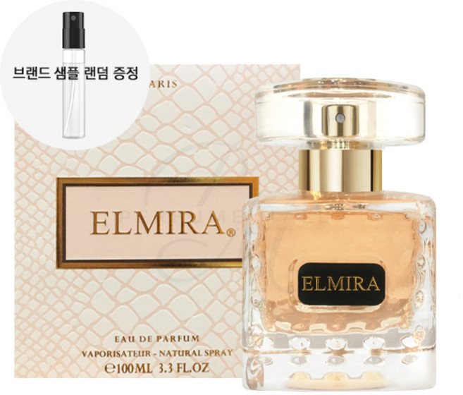 SPPC 향수 엘미라 오드퍼퓸 100ml + 샘플 증정, 1개