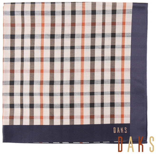 닥스 기본체크 도비 손수건 DDO1215