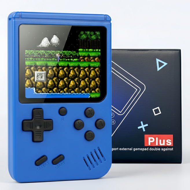 CIIECE 레트로 휴대용 미니 게임기, GB2500(블루)