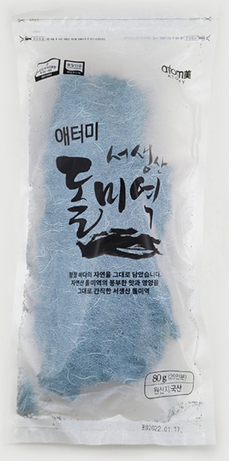 애터미 서생산 돌미역 80g, 1개