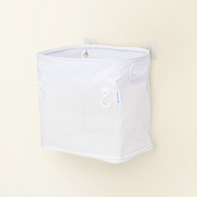 MULNORY 장난감정리함 목욕 보관함 욕실장난감수납, 화이트, 1개