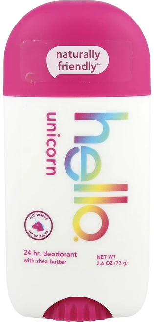 특별한효과 Hello 24시간 데오드란트 시어버터 함유 유니콘 73g(2.6oz) 곧일시품절됩니다, Hello24시간데오드란트시어버터함유유니콘73g26oz, 73g, 1개 - 쿠팡