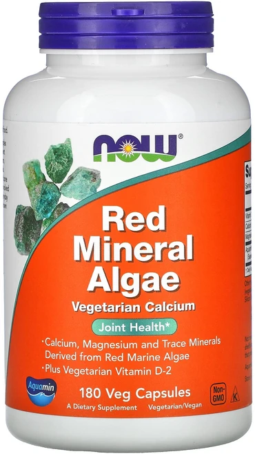 NOW Foods 레드 미네랄 조류 180 브이캡, 1개 - 쿠팡