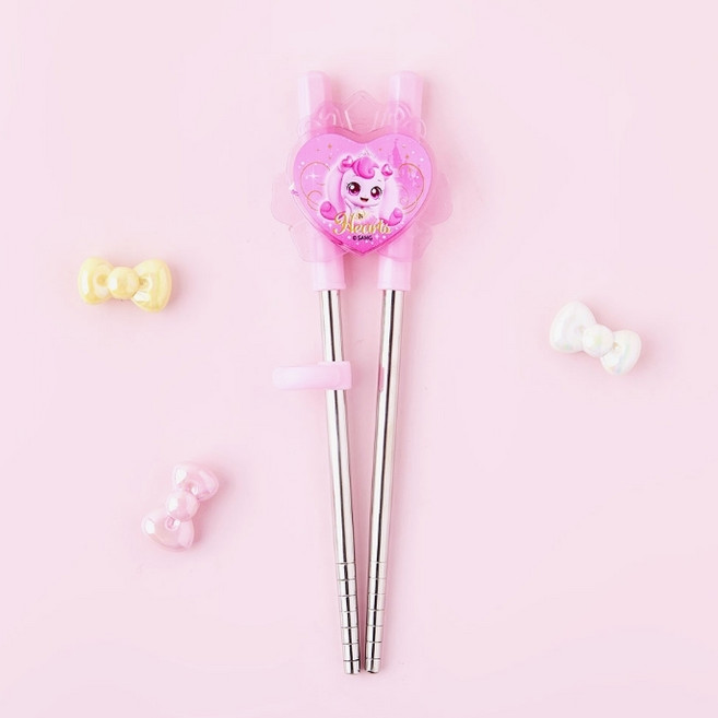 프린세스 캐치티니핑 양손 교정젓가락 하츄핑, 1개