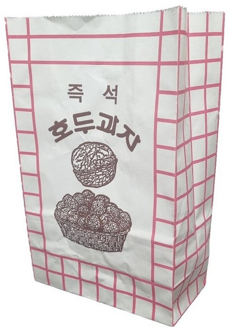 유앤팩 호두과자봉투 100장 낱개 호두봉투