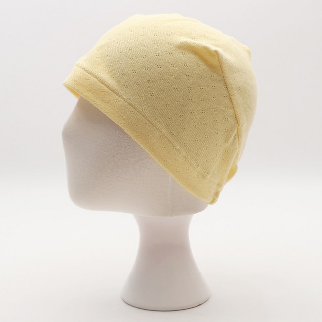 에스랑 보나 순면 항암비니 항암모자 중년 여성 실내 사계절 얇은 암환자 수면 비니 모자