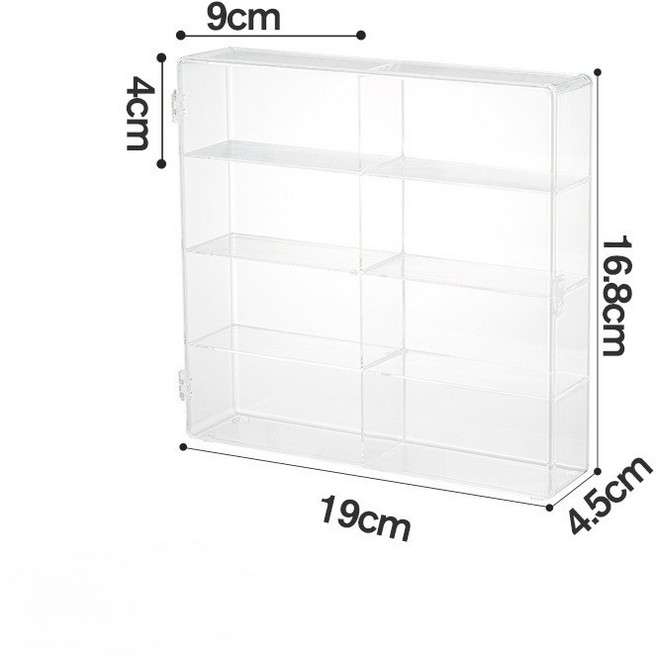 미니카 보관함 투명 아크릴 자동차 장식장 진열대 정리함 수납함 미니카 진열대 자동차 계단식 주차장 정리함 1:32 1개, 2개