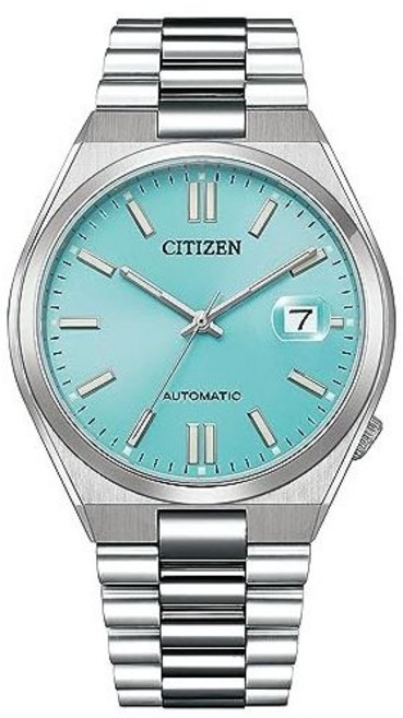 [CITIZEN] 시티즌 츠요사 NJ0151-88M 오토매틱 시계 파란색 녹색 다이얼