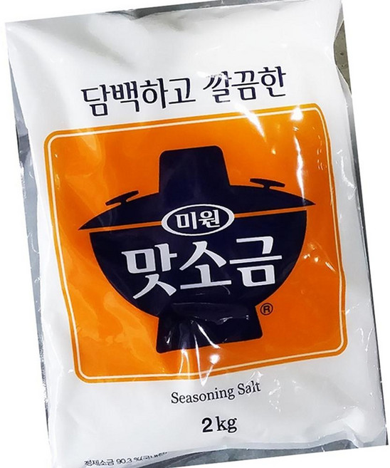 대상 맛 소금 2kg 조미료 간, 1개