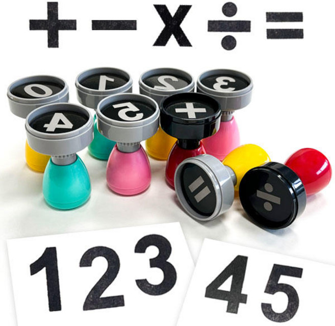 [매직북스] BIG 숫자 스탬프 사칙연산 (15종 택1), 1개, 더하기