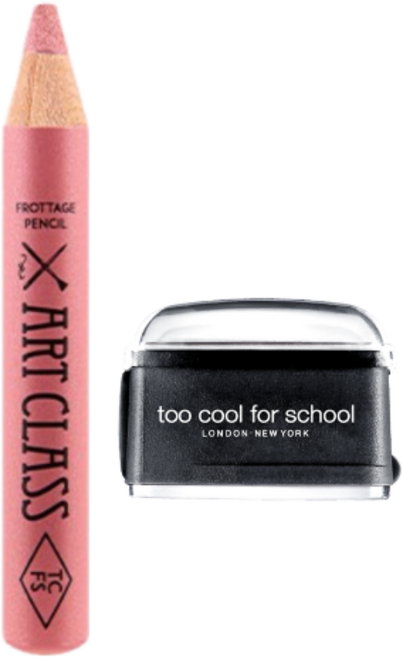 too cool for school Frottage Pencil 眼影筆, 原廠黑削筆器+21 Sweet Veil, 1個