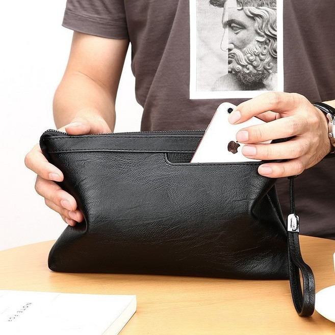 남성 프리미엄 심플 클러치백 1809