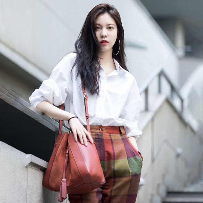 長袖白襯衫 寬鬆休閒上衣