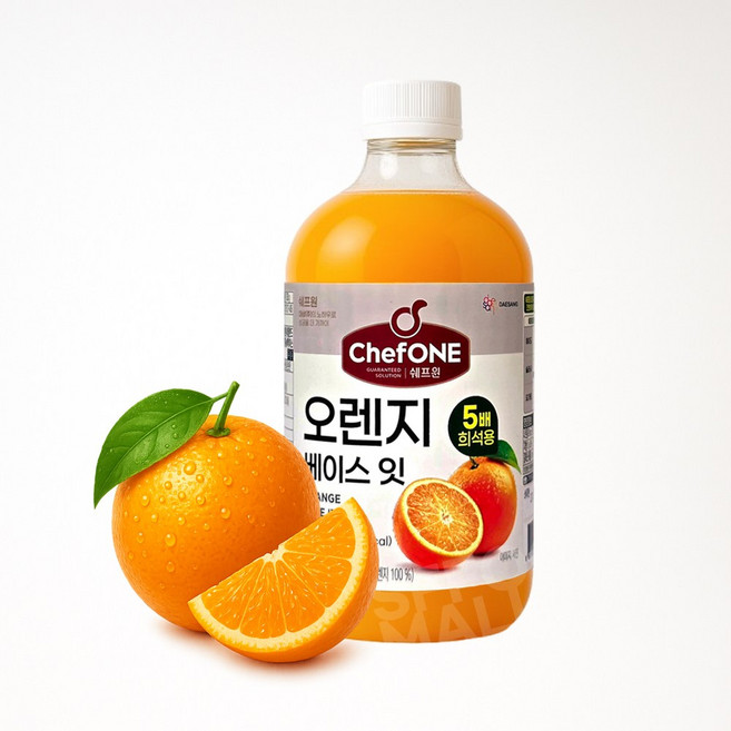 쉐프원 오렌지 베이스 잇 830g, 1개