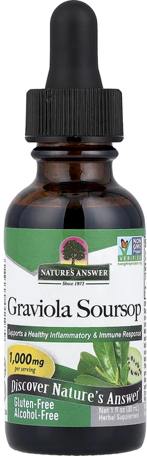 헁복하고 건강하세요 Nature's Answer 그라비올라 소스솝 1000mg 30ml(1fl oz) 늘 챙기셔야합니다, NaturesAnswer그라비올라소스솝1000mg30m - 쿠팡