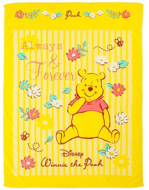 곰돌이푸 캐릭터 무릎담요 낮잠 이불(일)) 440973