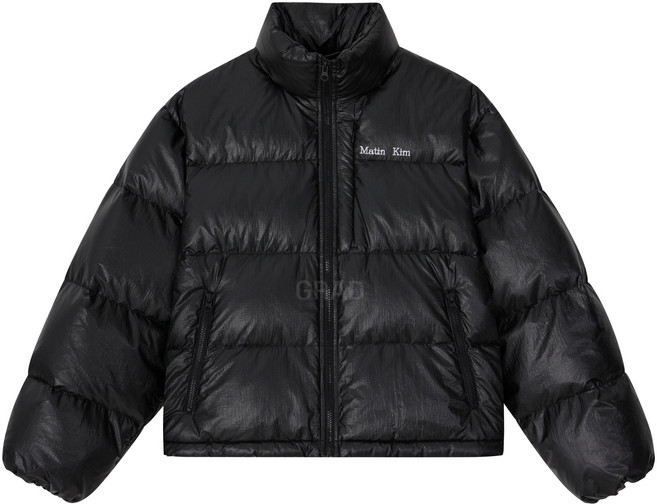 [당일발송] 마뗑킴 스몰 로고 볼륨 다운 점퍼 여성 패딩 + GRAD 정품보증택