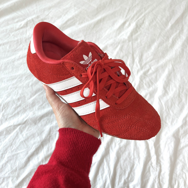 [국내매장판] ADIDAS 아디다스 태권도 레이스 레드 데일리 스니커즈