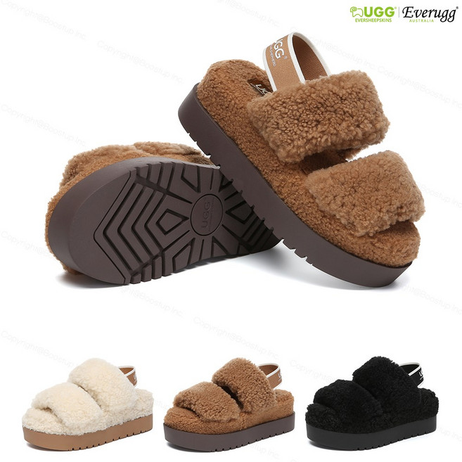 어그 호주 키높이굽 여성 리암 뽀글이 양털 슬리퍼 AS2103