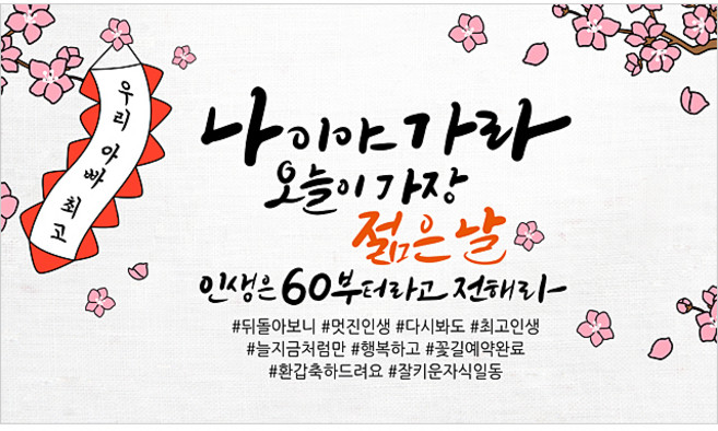 해피파티 아버지 환갑현수막 11종, 10. 나이야가라아빠환갑