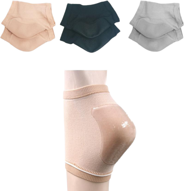 꼬라지 발뒤꿈치 패드 발바닥 발뒷꿈치 갈라짐 발건조증, 그레이, 1개