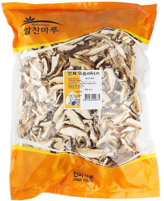 건표고버섯(슬) 500G진미식품(주), 1개, 500g, 1개