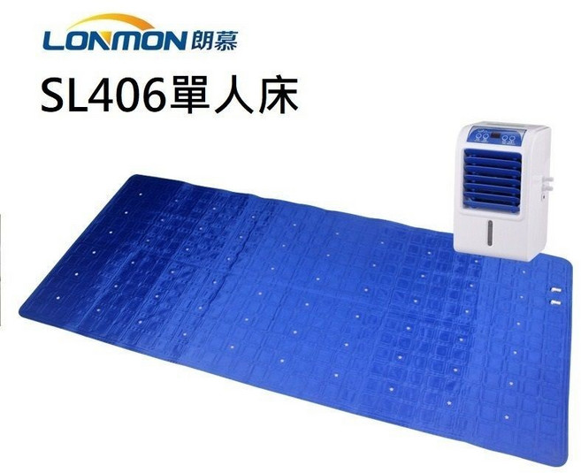 朗慕水冷床墊 涼感降溫 水冷扇 床墊床單 保固1年, SL406家用款，單人床