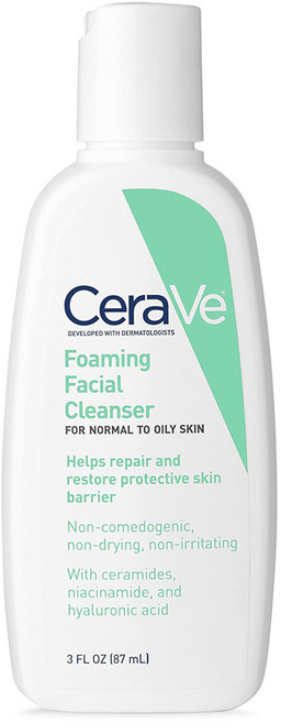 CeraVe 適樂膚 溫和泡沫洗面乳, 1瓶, 87ml