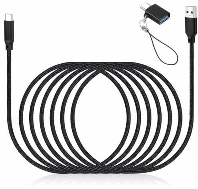 Elgato HD60 S+ X 게임 캡처 카드 및 Wave 3 XLR 콘덴서 마이크용 Weishan USB C 케이블 - 어댑터가 포함된 초고속 충전 케이블 길이 6.6피, 캡처 보드 영상 편집기 외장형 캡쳐 Weishan HD