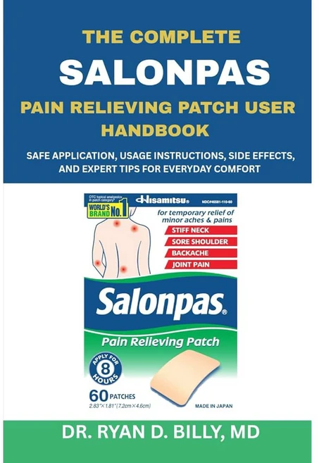 살롱파스 패치 : 안전한 사용법 사용 지침 부작용 및 일상적인 편안함을 위한 전문가, 1개 - 쿠팡