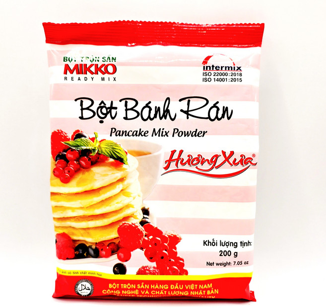 베트남 팬케이크 믹스 파우더 MIKKO BOT BANH RAW Pancake Mix Powder, 1개, 200g
