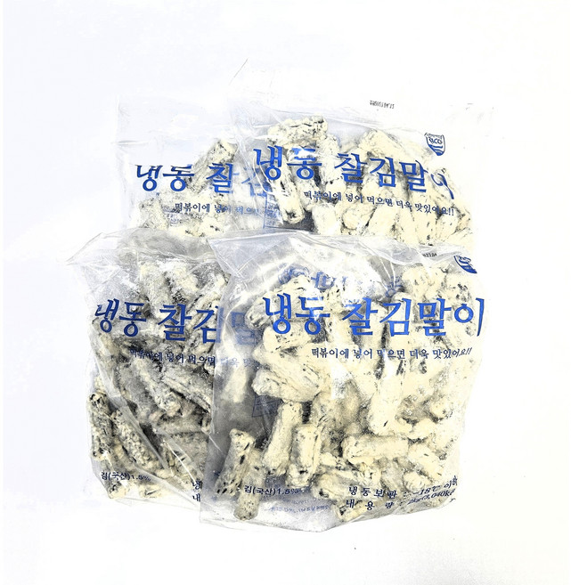 만복식품 냉동 찰 김말이 2kg 김말이튀김 분식재료 대용량, 4개