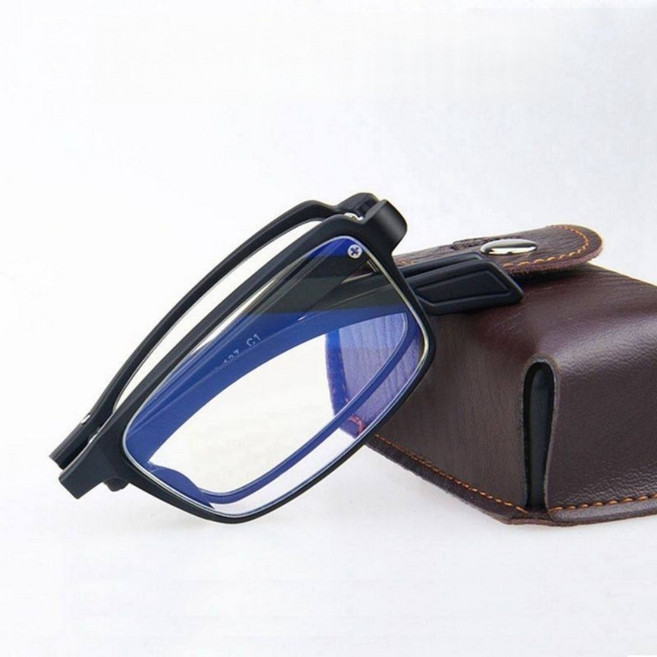 1+? 휴대용 접이식안경 블루라이트 차단 50대 독서안경 깜짝선물