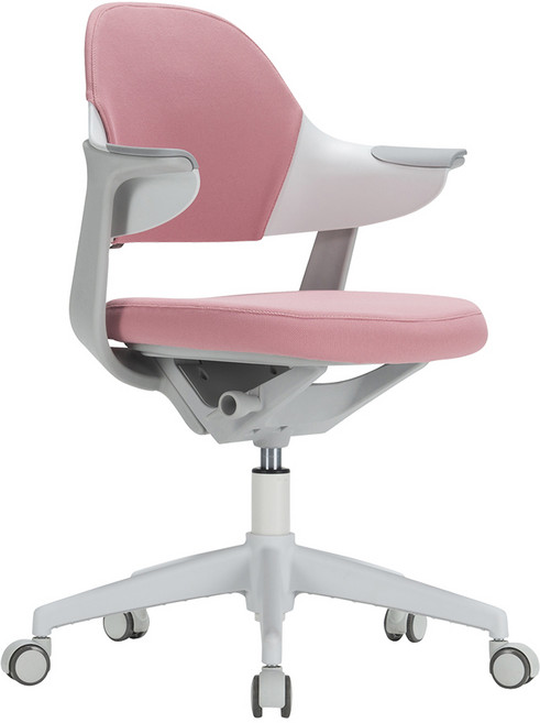 리바트 그로잉 학생 의자 (회전중심봉+싯브레이크캐스터), 좌판 인조가죽 네이비