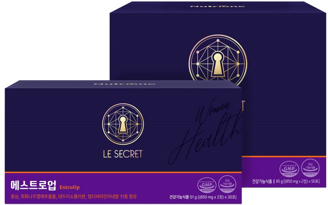 [무료배송/오늘출발] 뉴트리원 르시크릿 에스트로업 갱년기 회화나무 추출물 면역력&기억력&피로개선, 1세트, 160정