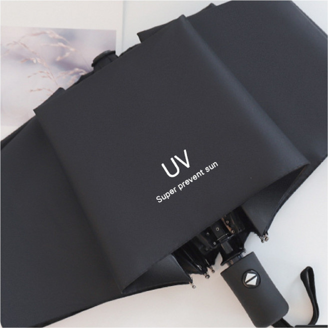 SAMBUEVER 나는 안당겨요! UV 자외선차단 원터치 자동 3단 우양산 남녀공용 암막 양산