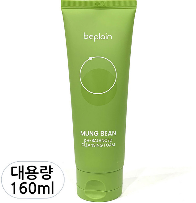 비플레인 녹두 약산성 클렌징폼, 160ml, 1개