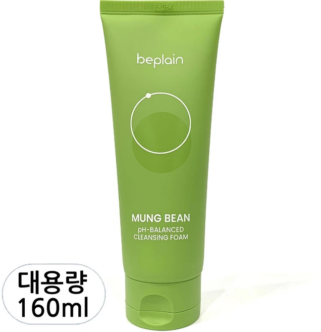 비플레인 녹두 약산성 클렌징폼, 160ml, 1개 - 쿠팡