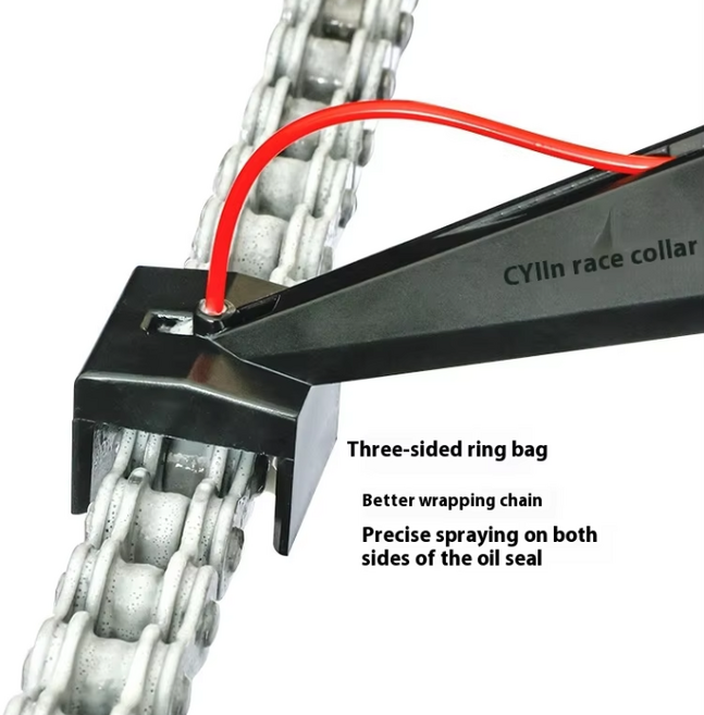 실리온 오토바이 체인 오일러 윤활유 도포기 체인루브 스프레이, 1개, 어시스트