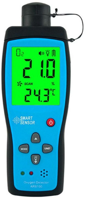 대기질 산소농도측정기 o2 감지 테스터 함량 산업용 경보 휴대용, AR8100+ (일반 투표)