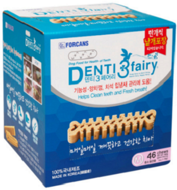 덴티페어리 디스펜서 덴탈껌 리얼져키제공, 584g, 1개, M[46P]